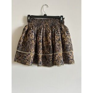 Imoga Girls Skirt Size 12 Boutique Designer Holiday Party NWOT $98 Gold Black
